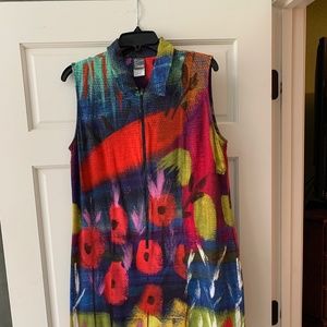 Simply by Dolcezza sleeveless midi dress size L